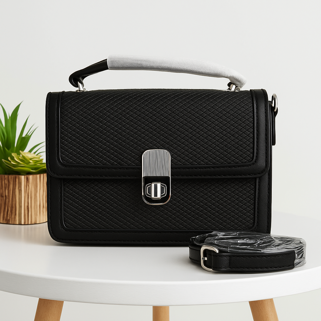 Imported Tan Textured Black