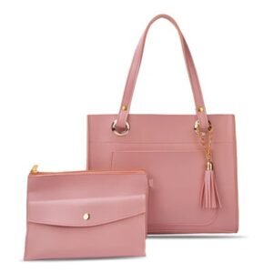 Pink 3-Piece Bag Set